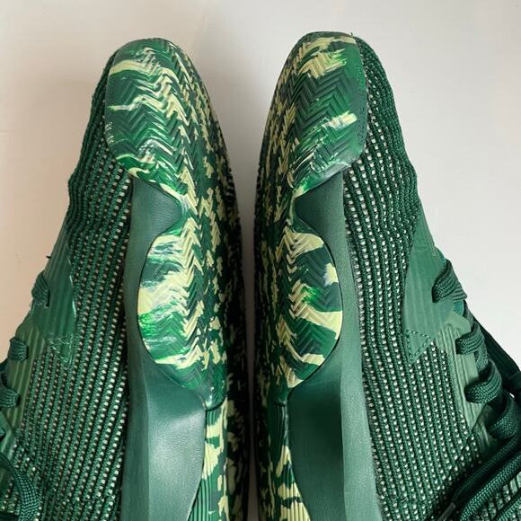 Adidas Dark Green Pro Bounce 2019 Athletic Sneakers Shoes Men’s 7 / Women’s 8 - Picture 8 of 16